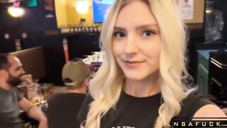 Eva Elfie Fucked in Sports Bar Cum on My Face vol1