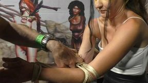 The new Mina Moreno "Ring the Bells" Challenge live from BoundCon 2025 - The Final Game - Part 1 wmv HD