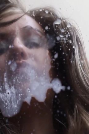 Spitting all over your face