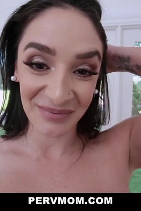 I Fucked My Step Stepmom in the Living Room While Stepdad Is in the Kitchen, She Loved It!