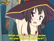 MEGUMIN Konosuba 2D Real Anime Big Japanese Ass Booty Cosplay Hentai Kono Subarashii Sekai porn sex