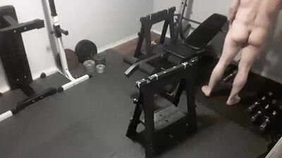Fat Man Nude Workout 29 Push