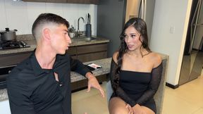 Young Colombian Girl with a Big Ass Milks Me Dry While Moaning