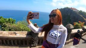 ”Lustful amateur couple vacation to Bali where they had sex in the hotel”