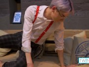 Slim Alternative Twink Karol Gajda Rubs And Milks His Dick!