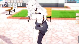 [Hentai Game Koikatsu! ]Have sex with Big tits Vtuber Shishiro Botan.3DCG Erotic Anime Video.