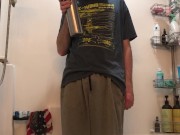 Piss desperation while drinking more water