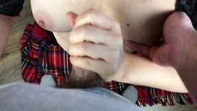 Let's Me Jerk Your Dick. Cumshot on Tits.