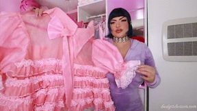 ASMR: Pink Frilly Dress Shop