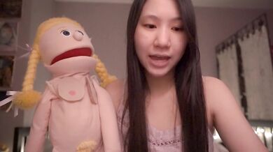 Blonde Chinese Girl Solo Puppet Fantasy Asian ASMR