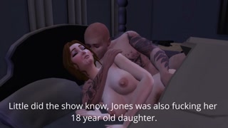 Mega Sims- Strangers take over house and fuck cheating wife and daughter. (Sims 4)