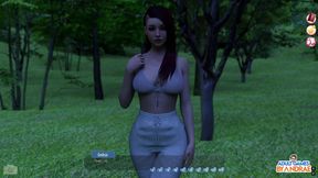 Violet's Busty 3D Hentai Adventure – Blowjob, Threesome, & HugeCumshot Creampie