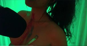 Fully naked body painting ASMR ending with an intense orgasm