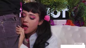 curious brunette beca barbie asks nade nasty for sloppy sex!