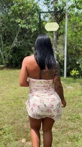 Colombian Fitness Amazon Sayafit Wants to Fuck in Nature - Brian Evansx