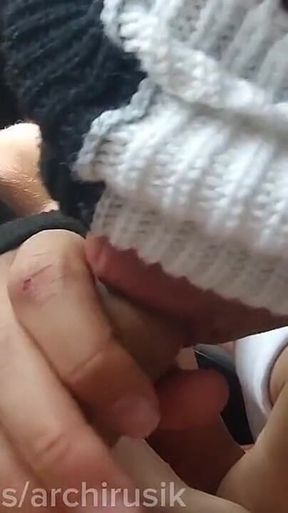 Handsome Stranger Femboy Gets Fucked on a Cruise on the Highway for a Ride Home!