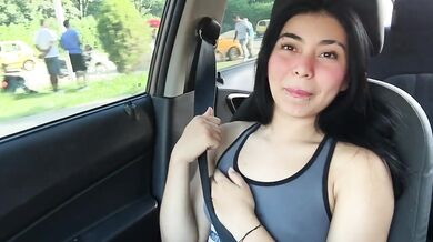 My stepbrother dared me to strip in the Uber while he watched