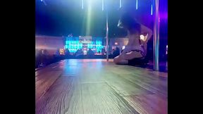 Dancer Destiny Mae - Me Pole Dancing at Bonkers Saloon!