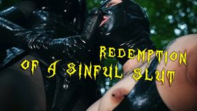 Redemption of a Sinful Slut | blowjob | spanking | taboo | latex nun