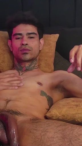 Masturbation, Cum Show Oil