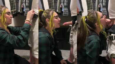 She wanted me pinned against the wall so I couldn’t get away while she choked me down.