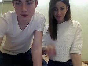 Teen Brunette Fingers Pussy And Ass On Webcam 01