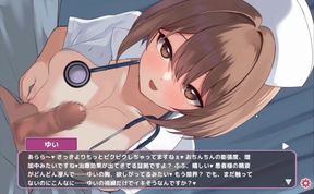 Hentai Game - Naughty Nurse Gets Her Tits Out for a Paizuri - Sakusei Shinsatsu