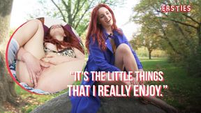 Ersties - Australian Redhead Charlie Fingers Her Creamy Pussy