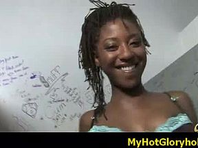 Ebony Gloryhole Blowjob 9