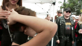 Naked sub paraded at Folsom Street Fair