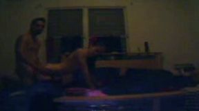 My older brother bangs skinny brunette chic missionary style