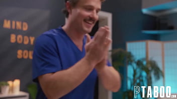 Petite teens Siri Dahl and Codi Vore get pumped and popped by Robby Apples