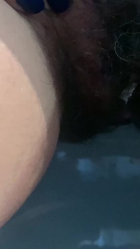 Emotional moment from &quot;Another piss in light pantyhose with toilet paper to dry pussy&quot;