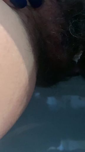 Emotional moment from &quot;Another piss in light pantyhose with toilet paper to dry pussy&quot;