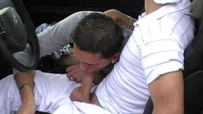 211 / twink suck big cock in exhib car and fucked in forest