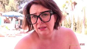 Busty British MILF rides and sucks in POV