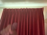 Jacking Off in Dubuque Iowa hotel Early morning with Cumshot