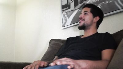 Amateur straight lad gets his johnson sucked by his perverted neighbor