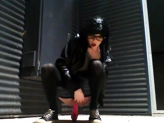 Public risky sissy business