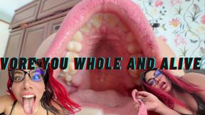 Vore POV- Eat you whole and alive