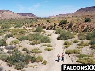 Jock gets pounded by muscular gay after a hot blowjob exchange