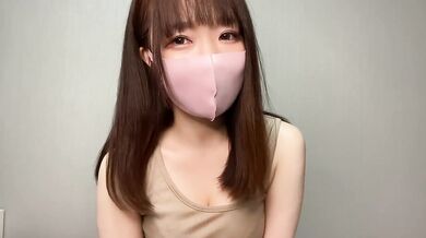 FaceTime sex with Gionji Miyu masturbating in a tank top