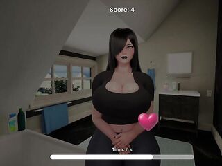 Hawt Large Titty Alt oral CG animation - Mansion Days part 5