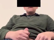College Cub Jerks and Shows Ass in Classroom