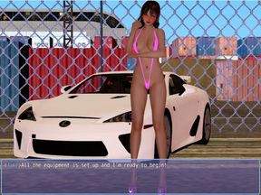 Coming of Ages -gameplay -roleplay - Cosplay - Outdoor Car-photoshoot 7 -part 3