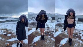 puis d un peu plus haut avant que la tempete de neige arrive