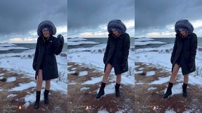 puis d un peu plus haut avant que la tempete de neige arrive