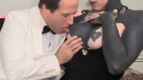 COCKBROKER: Sexy Tattooed Tgirl Fuck For Job