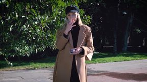 Outdoors Smoking with Beaty Russian Girl 2