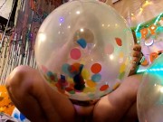 Looner Balloon Party! 100+ Balloons B2P, Hump,Sucked,Fucked& pussy stuffed Balloon/Inflatable Fetish